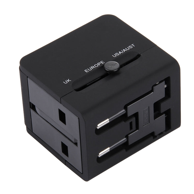 Adapter Sạc Ổ Cắm USB Đôi 5V 2.1A, Phích Cắm UK / EU / US / AU, 5V 2.1A