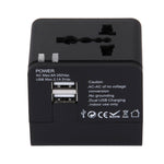 Adapter Sạc Ổ Cắm USB Đôi 5V 2.1A, Phích Cắm UK / EU / US / AU, 5V 2.1A