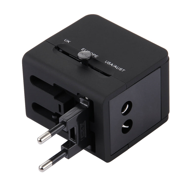 Adapter Sạc Ổ Cắm USB Đôi 5V 2.1A, Phích Cắm UK / EU / US / AU, 5V 2.1A