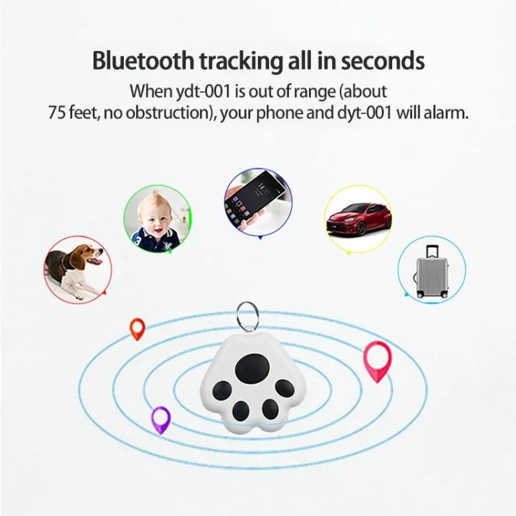 HYC09 Thiết bị định vị GPS thông minh mini cho thú cưng, Định vị Bluetooth