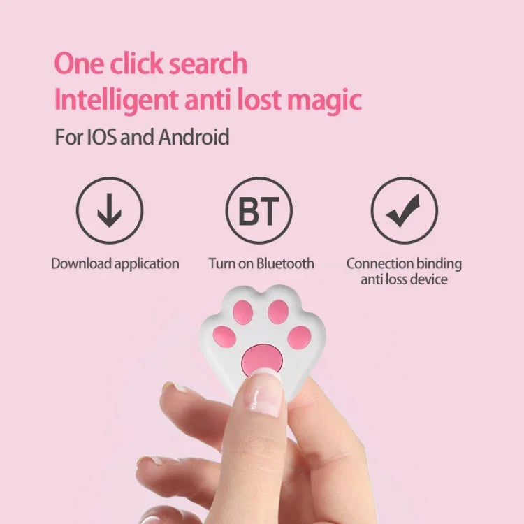HYC09 Thiết bị định vị GPS thông minh mini cho thú cưng, Định vị Bluetooth