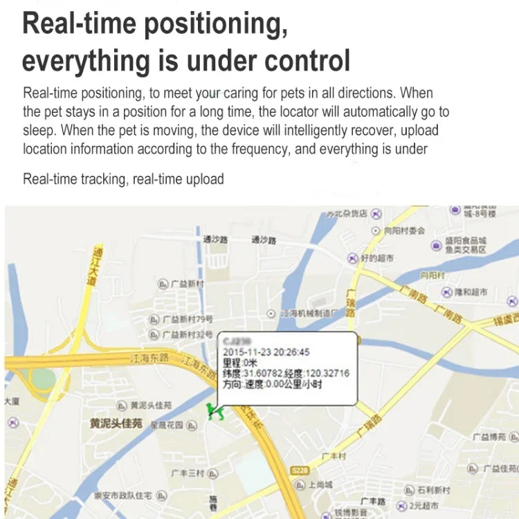 Z8-A Thiết bị định vị GPS thông minh mini cho thú cưng