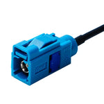 Cáp RG174 đầu nối SMA đực góc 20cm sang đầu nối Fakra Z cái, SMA đực góc sang Fakra Z cái