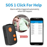 V51 B kiểu chống nước IP67 nút SOS khẩn cấp 4G LTE 3G 2G GSM cho người già, thiết bị định vị GPS cho Bắc Mỹ / Nam Mỹ, V51 B kiểu