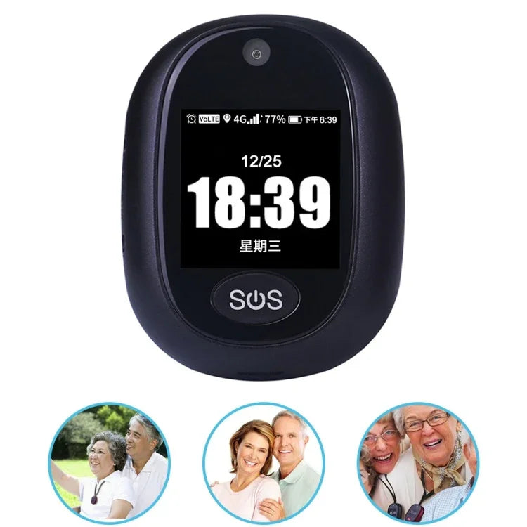 REACHFAR RF-V45-B Mặt đồng hồ thông minh GPS mini cảm ứng, Hỗ trợ SOS / Camera / Quản lý sức khỏe / 4G LTE, Dùng cho Bắc Mỹ / Nam Mỹ / Úc, RF-V45-B Màn hình cảm ứng