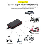 Thiết bị định vị xe hơi xe tải TK108 2G 4PIN theo dõi thời gian thực GSM GPRS GPS, hỗ trợ AGPS có rơle và pin, 4PIN