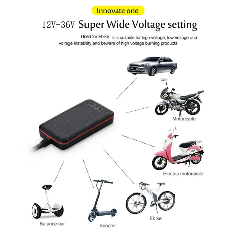 Thiết bị định vị xe hơi xe tải TK108 2G 4PIN theo dõi thời gian thực GSM GPRS GPS, hỗ trợ AGPS có rơle và pin, 4PIN