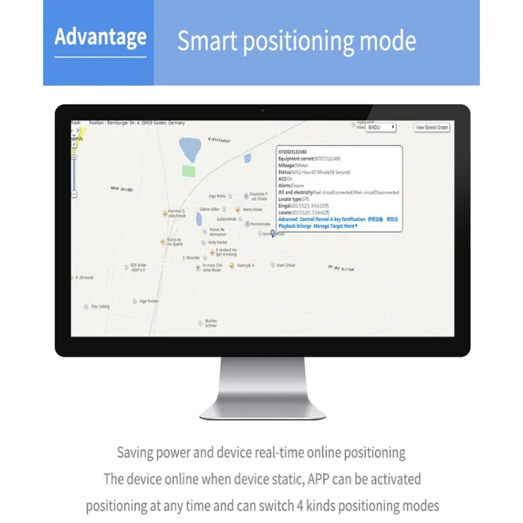 Thiết bị định vị xe hơi xe tải TK202B 2G GSM GPRS GPS, hỗ trợ AGPS, dung lượng pin: 5000MA, 2G 5000mAh