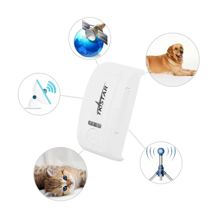 TK-909 Thiết bị định vị GPS / GPRS / GSM cho thú cưng, Vòng cổ theo dõi thời gian thực, TK-909