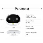 RF-V43 Kiểu A Định vị GPS + LBS + WiFi chống nước IP67 cho thú cưng, Vòng cổ theo dõi cho châu Á/Châu Âu/Châu Phi/Châu Úc, RF-V43 Kiểu A (Đen), RF-V43 Kiểu A (Trắng)