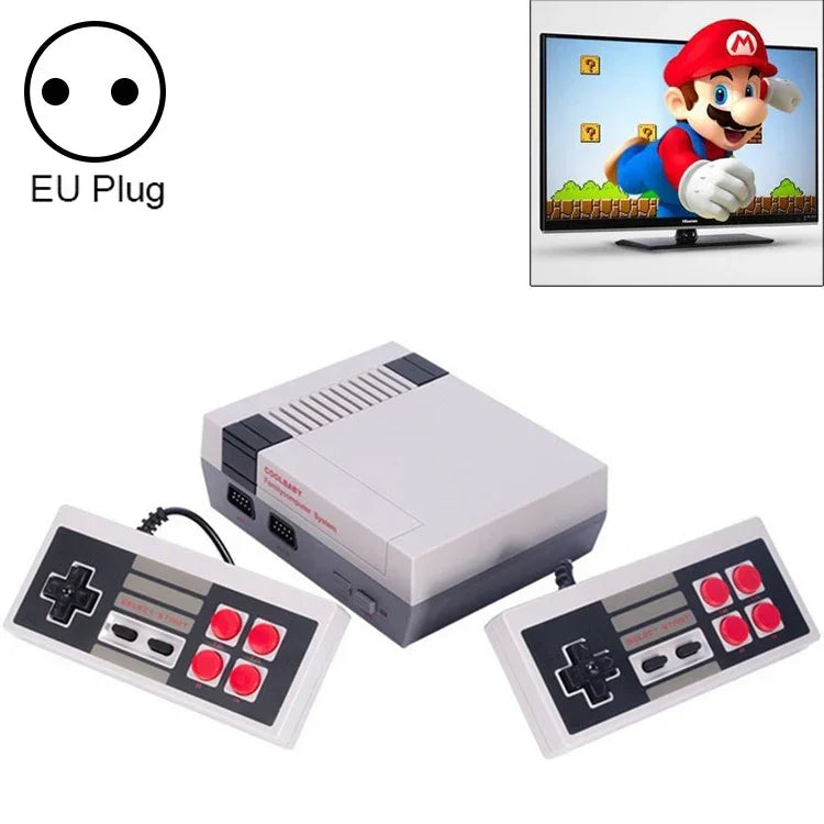 Máy chơi game video HD Mini TV cổ điển Retro, Tích hợp 600 trò chơi, Phích cắm EU, 600 trò chơi (Phích cắm EU), 600 trò chơi (Phích cắm US)