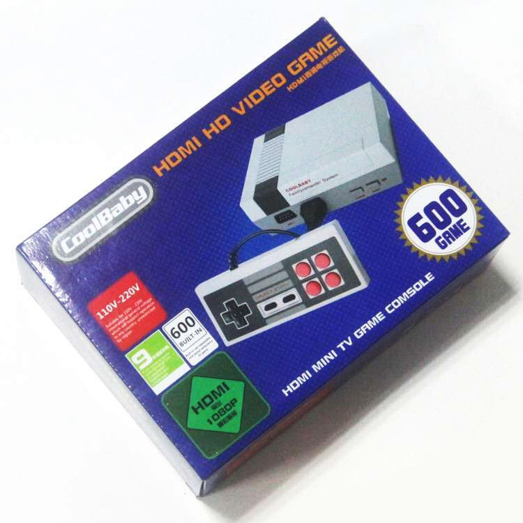 Máy chơi game video HD Mini TV cổ điển Retro, Tích hợp 600 trò chơi, Phích cắm EU, 600 trò chơi (Phích cắm EU), 600 trò chơi (Phích cắm US)
