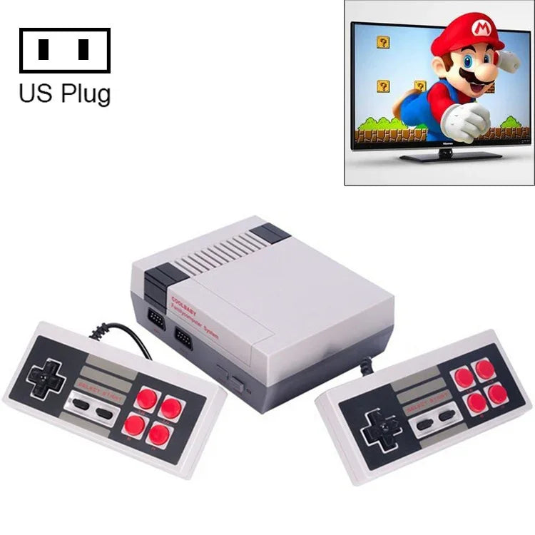 Máy chơi game video HD Mini TV cổ điển Retro, Tích hợp 600 trò chơi, Phích cắm EU, 600 trò chơi (Phích cắm EU), 600 trò chơi (Phích cắm US)
