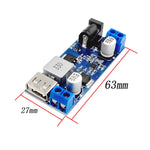 Bộ chuyển đổi nguồn hạ áp DC 24V/12V sang 5V 5A, module giảm điện áp sạc USB