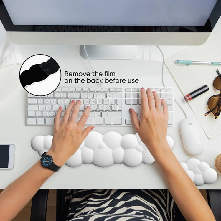 Miếng lót chuột bằng mút hoạt tính đỡ cổ tay đám mây cho bàn làm việc văn phòng