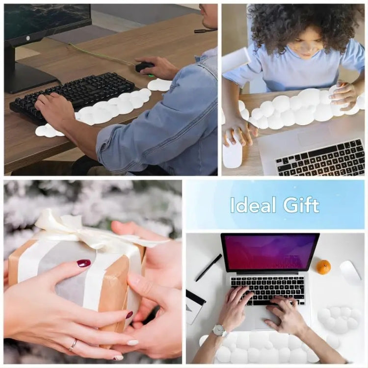 Miếng lót chuột bằng mút hoạt tính đỡ cổ tay đám mây cho bàn làm việc văn phòng