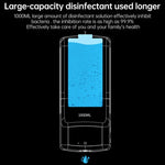 K9 Pro Handsfree Non-contact Body Light-sensitive Distance Sensor Thermometer + 1000ml Automatic Non-contact Liquid Soap Dispenser with Base Mount, K9 Pro