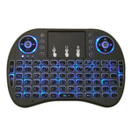 Support Language: Arabic i8 Air Mouse Wireless Backlight Keyboard with Touchpad for Android TV Box & Smart TV & PC Tablet & Xbox360 & PS3 & HTPC/IPTV, Arabic
