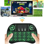 Support Language: Arabic i8 Air Mouse Wireless Backlight Keyboard with Touchpad for Android TV Box & Smart TV & PC Tablet & Xbox360 & PS3 & HTPC/IPTV, Arabic