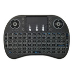 Hỗ trợ ngôn ngữ: Tiếng Pháp i8 Bàn phím không dây có đèn nền Air Mouse với bàn di chuột cho Android TV Box & Smart TV & Máy tính bảng PC & Xbox360 & PS3 & HTPC/IPTV, Tiếng Pháp
