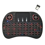 Hỗ trợ ngôn ngữ: Bàn phím không dây i8 Air Mouse có đèn nền và Touchpad cho Android TV Box & Smart TV & Máy tính bảng PC & Xbox360 & PS3 & HTPC/IPTV, tiếng Anh