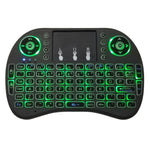 Hỗ trợ ngôn ngữ: Bàn phím không dây i8 Air Mouse có đèn nền và Touchpad cho Android TV Box & Smart TV & Máy tính bảng PC & Xbox360 & PS3 & HTPC/IPTV, tiếng Anh