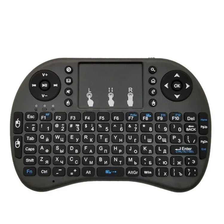 Hỗ trợ ngôn ngữ: Bàn phím không dây i8 Air Mouse có Touchpad cho Android TV Box & Smart TV & Máy tính bảng PC & Xbox360 & PS3 & HTPC/IPTV, tiếng Nga