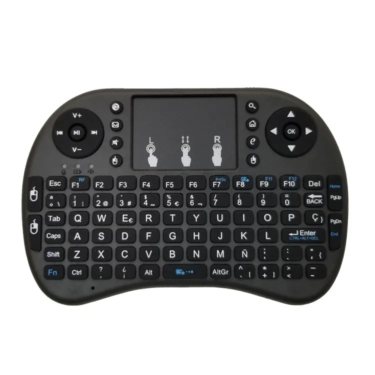 Hỗ trợ ngôn ngữ: Bàn phím không dây i8 Air Mouse có Touchpad cho Android TV Box & Smart TV & Máy tính bảng PC & Xbox360 & PS3 & HTPC/IPTV, tiếng Tây Ban Nha