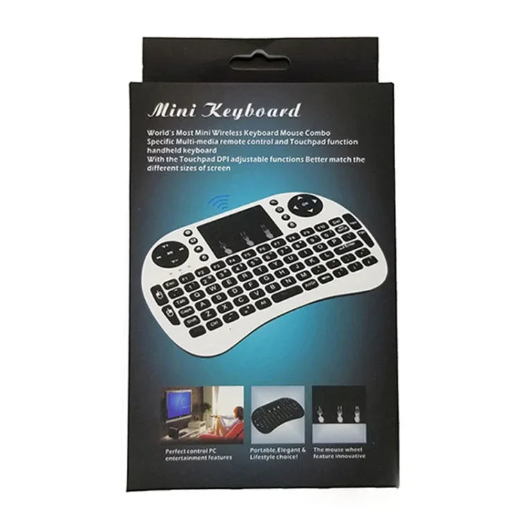 Hỗ trợ ngôn ngữ: Bàn phím không dây i8 Air Mouse có Touchpad cho Android TV Box & Smart TV & Máy tính bảng PC & Xbox360 & PS3 & HTPC/IPTV, tiếng Anh