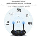 TX800 Bộ phát thu âm thanh Bluetooth 5.0 sợi quang với ăng-ten kép & màn hình OLED
