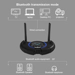 TX800 Bộ phát thu âm thanh Bluetooth 5.0 sợi quang với ăng-ten kép & màn hình OLED