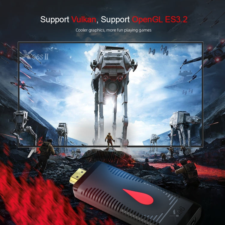 X96 S400 Android 10.0 Mini TV Stick, Allwinner H313 Quad Core ARM Cortex A53, 1GB + 8GB, hỗ trợ WiFi, HDMI, thẻ TF, USB, 1GB+8GB