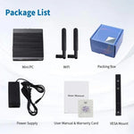 Máy tính Mini K660G4 hệ điều hành Windows và Linux, Bộ xử lý Intel Celeron N2840 bốn nhân 2M Cache, 1.83GHz, lên đến 2.25GHz, RAM 8GB + SSD 128GB, phích cắm US, 8GB+128GB phích cắm AU, 8GB+128GB phích cắm EU, 8GB+128GB phích cắm UK, 8GB+128GB phích cắm US