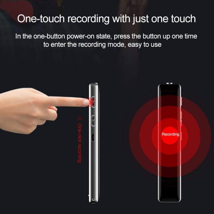 Bút ghi âm điều khiển giọng nói MP3 chơi ngoài Q33, giảm tiếng ồn độ nét cao, 8G, hỗ trợ bảo vệ mật khẩu & ghi âm một chạm, 8G