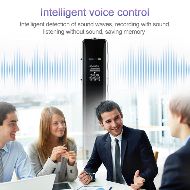 Bút ghi âm điều khiển giọng nói MP3 chơi ngoài Q33, giảm tiếng ồn độ nét cao, 8G, hỗ trợ bảo vệ mật khẩu & ghi âm một chạm, 8G