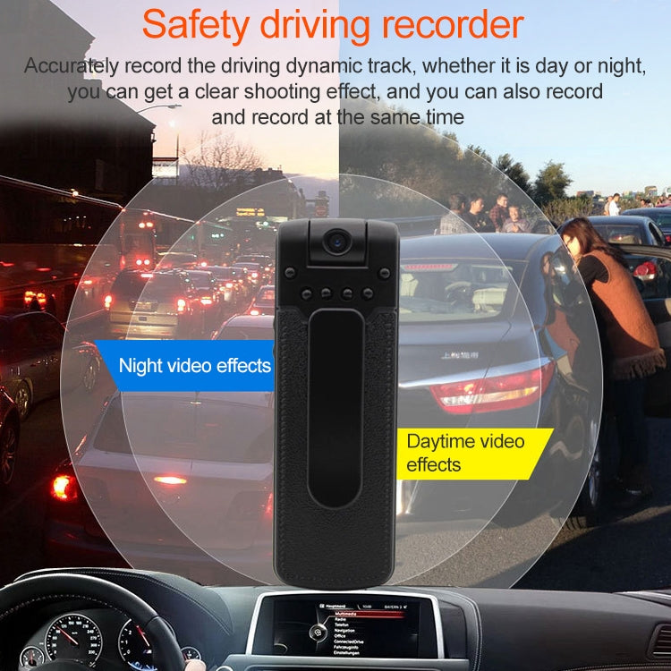 Bút ghi hình camera HD 1080P thiết kế kẹp sau B18, hỗ trợ phát hiện chuyển động / nhìn ban đêm hồng ngoại / camera xoay 180 độ / thẻ TF