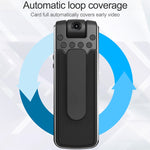 Bút ghi hình camera HD 1080P thiết kế kẹp sau B18, hỗ trợ phát hiện chuyển động / nhìn ban đêm hồng ngoại / camera xoay 180 độ / thẻ TF