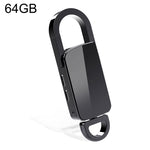 S20 Bút ghi âm di động giảm tiếng ồn HD móc khóa 64GB, 64GB