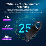 S20 Bút ghi âm di động giảm tiếng ồn HD móc khóa 64GB, 64GB