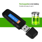 SK001 Máy ghi âm giọng nói USB U-Disk sạc lại di động, không có bộ nhớ, không có bộ nhớ