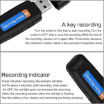 SK001 Máy ghi âm giọng nói USB U-Disk sạc lại di động, không có bộ nhớ, không có bộ nhớ