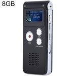 SK012 Bút ghi âm giọng nói HD giảm tiếng ồn thông minh 8GB, màu đen 8GB