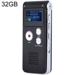 SK012 Bút ghi âm giọng nói HD giảm tiếng ồn thông minh 32GB, màu đen 32GB