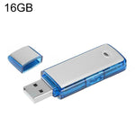 SK858 Máy ghi âm giọng nói họp USB U-Disk sạc lại di động 16GB, 16GB