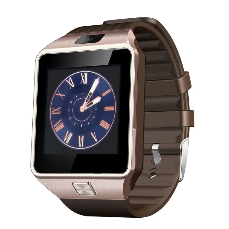 Đồng hồ điện thoại thông minh DZ09 màn hình 1.56 inch, Bluetooth 3.0, Hệ điều hành Android 4.1 trở lên, Hỗ trợ gọi Bluetooth & nhắc cuộc gọi & theo dõi giấc ngủ & đếm bước chân & nhắc ngồi lâu & lịch & tin nhắn & phát nhạc và video & chức năng chống mất