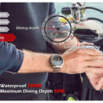Đồng hồ kỹ thuật số thông minh thể thao ngoài trời nam North Edge GAVIA chống nước 50m, hỗ trợ áp kế và đếm bước chân, GAVIA