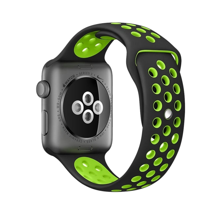 Dây đồng hồ thể thao silicon cổ điển thời trang cho Apple Watch Series 10 42mm / 9&8&7 41mm / SE 3&SE 2&6&SE&5&4 40mm / 3&2&1 38mm (Xám Trắng), WA1230A, WA1230B, WA1230BG, WA1230BH, WA1230BL, WA1230BM, WA1230BR, WA1230BY, WA1230C, WA1230D, WA1230DW
