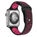 Dây đồng hồ thể thao silicon cổ điển thời trang cho Apple Watch Series 10 42mm / 9&8&7 41mm / SE 3&SE 2&6&SE&5&4 40mm / 3&2&1 38mm (Xám Trắng), WA1230A, WA1230B, WA1230BG, WA1230BH, WA1230BL, WA1230BM, WA1230BR, WA1230BY, WA1230C, WA1230D, WA1230DW