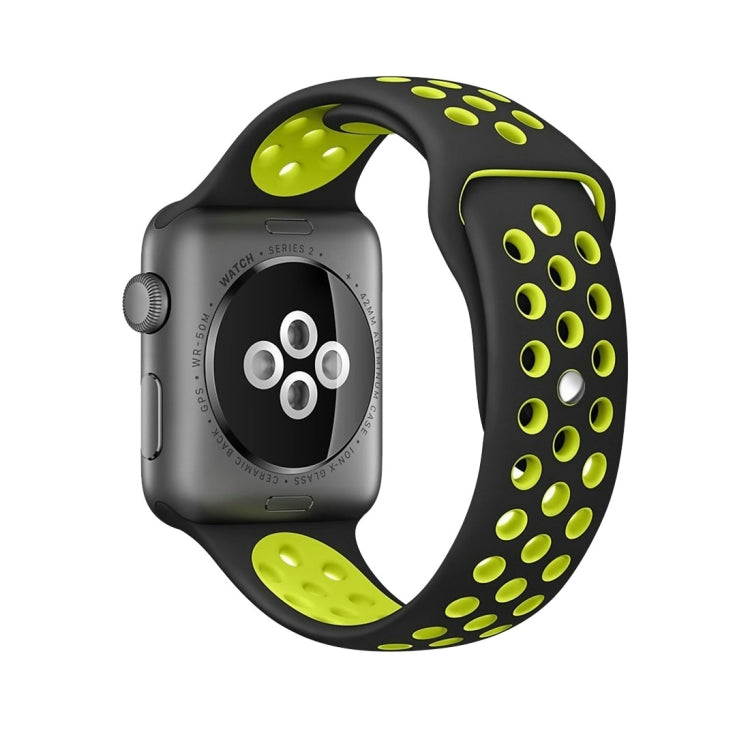 Dây đồng hồ thể thao silicon cổ điển thời trang cho Apple Watch Series 10 42mm / 9&8&7 41mm / SE 3&SE 2&6&SE&5&4 40mm / 3&2&1 38mm (Xám Trắng), WA1230A, WA1230B, WA1230BG, WA1230BH, WA1230BL, WA1230BM, WA1230BR, WA1230BY, WA1230C, WA1230D, WA1230DW
