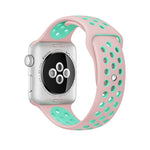 Dây đồng hồ thể thao silicon cổ điển thời trang cho Apple Watch Series 10 42mm / 9&8&7 41mm / SE 3&SE 2&6&SE&5&4 40mm / 3&2&1 38mm (Xám Trắng), WA1230A, WA1230B, WA1230BG, WA1230BH, WA1230BL, WA1230BM, WA1230BR, WA1230BY, WA1230C, WA1230D, WA1230DW